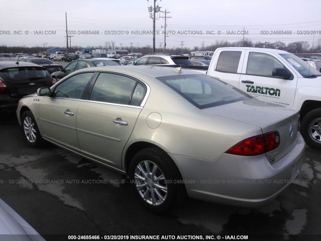 1G4HD57M29U127346 - 2009 BUICK LUCERNE CXL GOLD photo 3