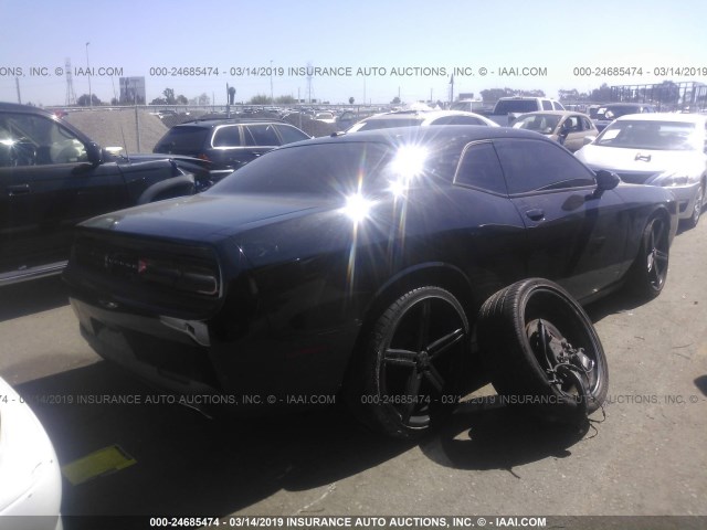 2C3CDZAG3FH850604 - 2015 DODGE CHALLENGER SXT BLACK photo 4