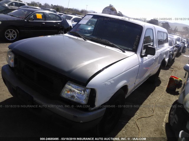 1FTYR10U51PB76312 - 2001 FORD RANGER WHITE photo 2