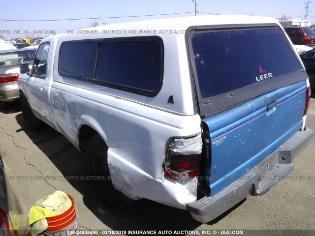 1FTYR10U51PB76312 - 2001 FORD RANGER WHITE photo 3