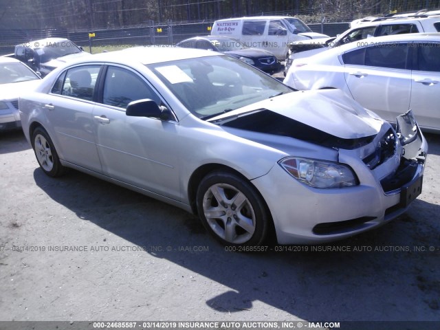 1G1ZB5E01CF108046 - 2012 CHEVROLET MALIBU LS 银色 照片 1
