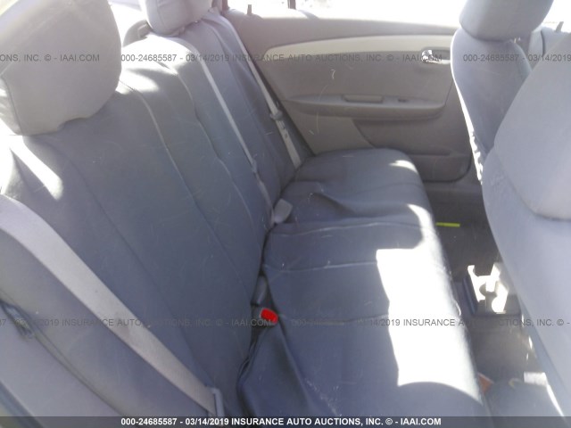 1G1ZB5E01CF108046 - 2012 CHEVROLET MALIBU LS 银色 照片 8