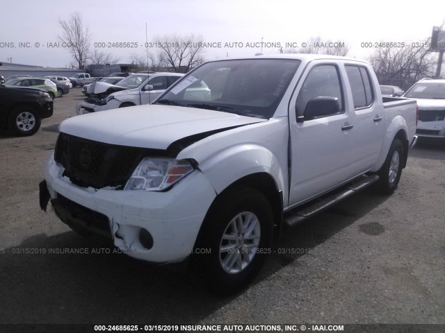 1N6AD0EV8JN769361 - 2018 NISSAN FRONTIER S/SV/SL/PRO-4X WHITE photo 2