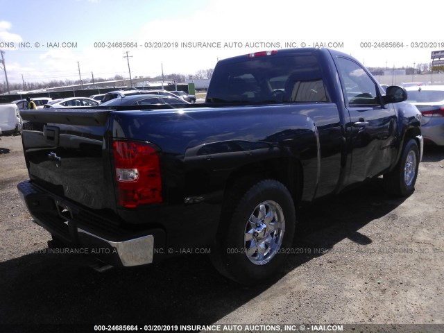 1GCNCPEA1CZ140629 - 2012 CHEVROLET SILVERADO C1500 BLUE photo 4