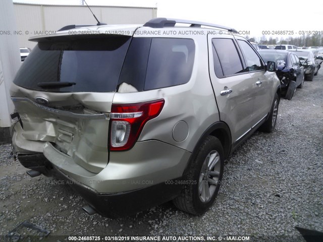 1FMHK7D84BGA73495 - 2011 FORD EXPLORER XLT GOLD photo 4