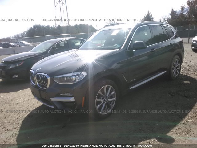 5UXTR9C55JLC72995 - 2018 BMW X3 XDRIVEM40I BLACK photo 2