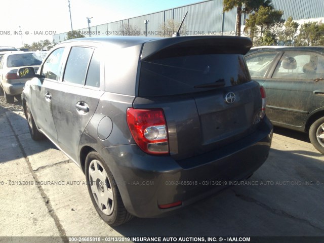 JTKKU4B44C1024250 - 2012 TOYOTA SCION XD GRAY photo 3