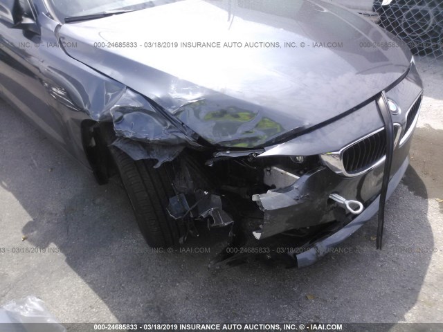 WBA4A5C53FGK16053 - 2015 BMW 428 I/GRAN COUPE GRAY photo 6