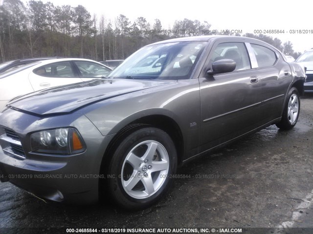 2B3CA3CV3AH152534 - 2010 DODGE CHARGER SXT GRAY photo 2