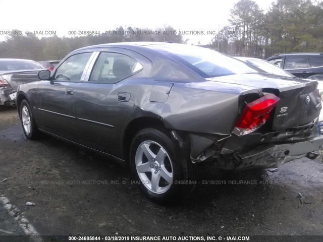 2B3CA3CV3AH152534 - 2010 DODGE CHARGER SXT GRAY photo 3