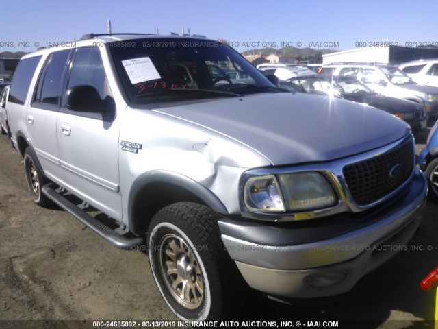 1FMPU16L4YLA95601 - 2000 FORD EXPEDITION XLT SILVER photo 1