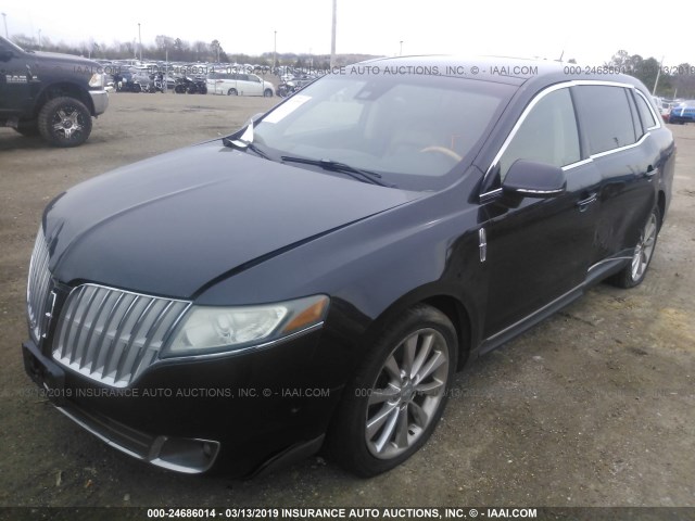 2LMHJ5AT3ABJ06268 - 2010 LINCOLN MKT BLACK photo 2