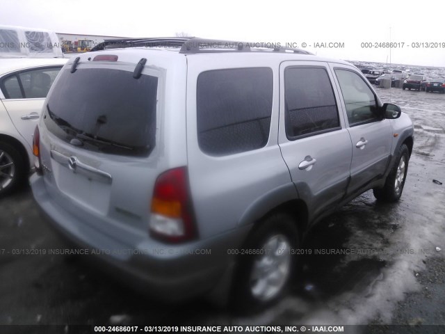 4F2CU081X1KM40957 - 2001 MAZDA TRIBUTE LX/ES SILVER photo 4