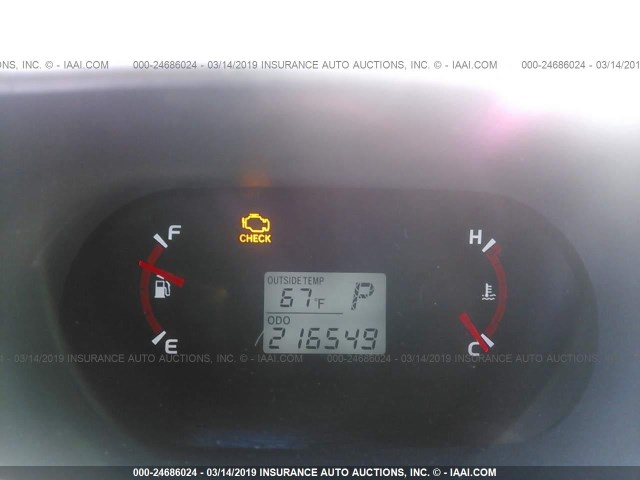 2T1KU40E59C173516 - 2009 TOYOTA COROLLA MATRIX  BLUE photo 7