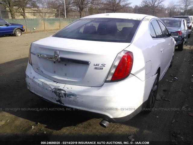 1LNHM94R29G630607 - 2009 LINCOLN MKS WHITE photo 6