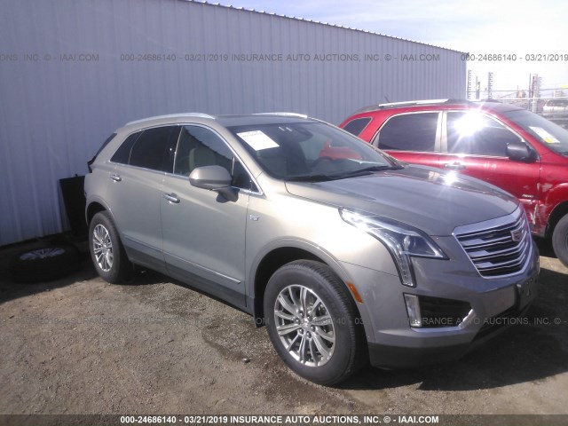 1GYKNBRS8HZ311686 - 2017 CADILLAC XT5 LUXURY GRAY photo 1