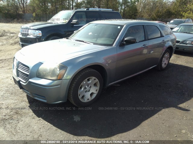 2D4FV47T27H677126 - 2007 DODGE MAGNUM SE GRAY photo 2