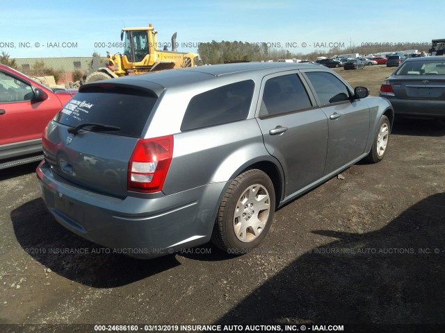 2D4FV47T27H677126 - 2007 DODGE MAGNUM SE GRAY photo 4