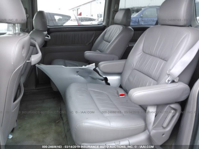 5FNRL18744B097815 - 2004 HONDA ODYSSEY EXL SILVER photo 8