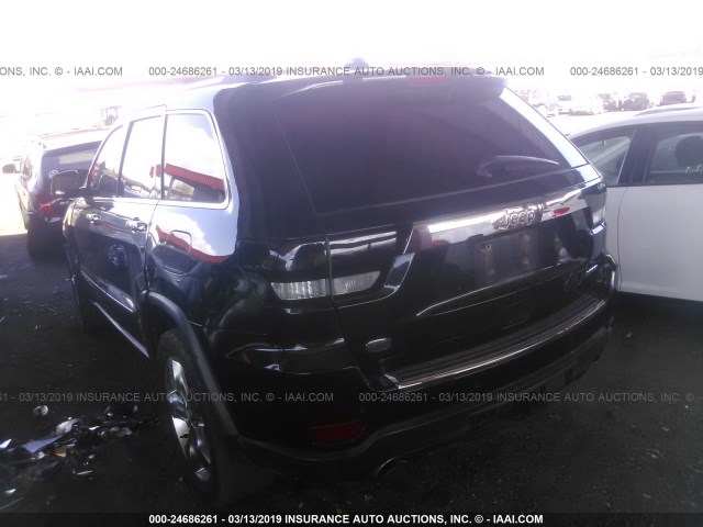 1J4RS6GTXBC659977 - 2011 JEEP GRAND CHEROKEE OVERLAND BLACK photo 3