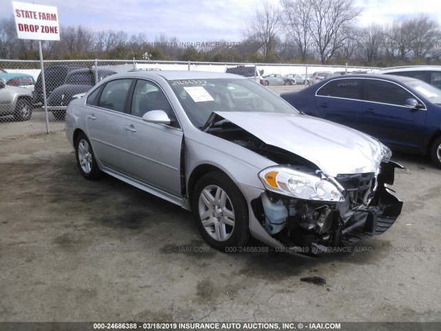 2G1WB5E31C1147028 - 2012 CHEVROLET IMPALA LT SILVER photo 1