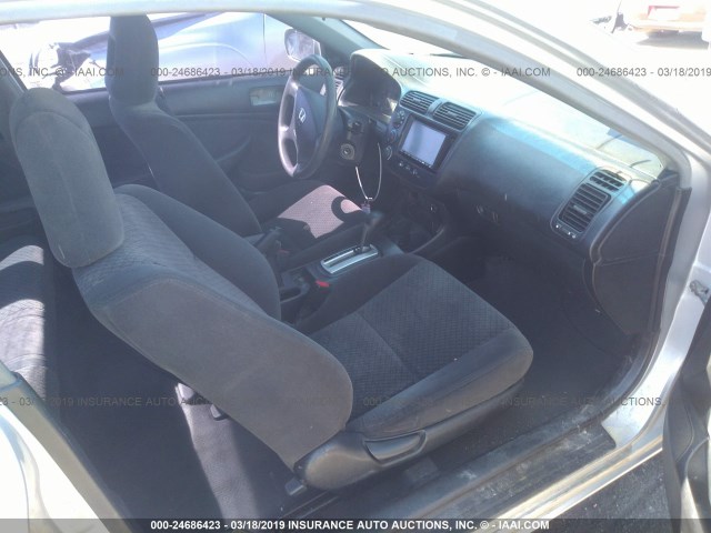 1HGEM22195L069806 - 2005 HONDA CIVIC DX VP SILVER photo 5