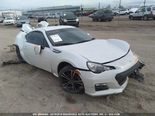 JF1ZCAB11D1606620 - 2013 SUBARU BRZ 2.0 PREMIUM WHITE photo 1