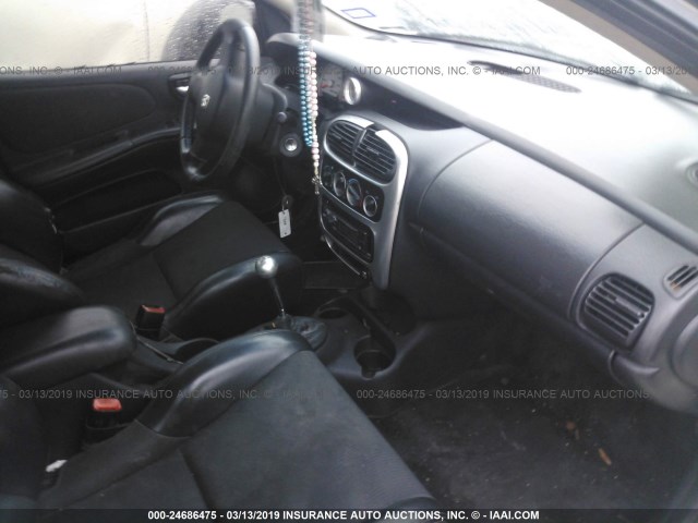 1B3ES66S95D226891 - 2005 DODGE NEON SRT-4 WHITE photo 5