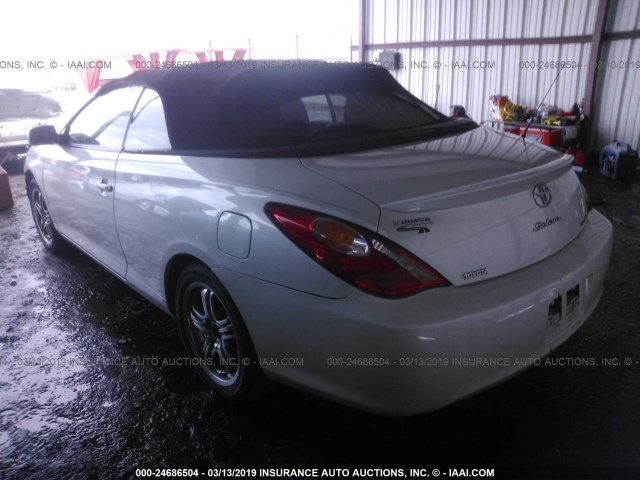 4T1FA38P16U101040 - 2006 TOYOTA CAMRY SOLARA SE/SLE WHITE photo 3