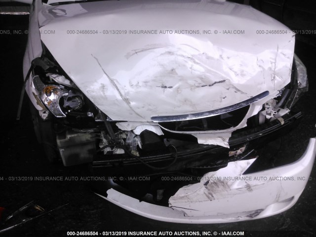 4T1FA38P16U101040 - 2006 TOYOTA CAMRY SOLARA SE/SLE WHITE photo 6