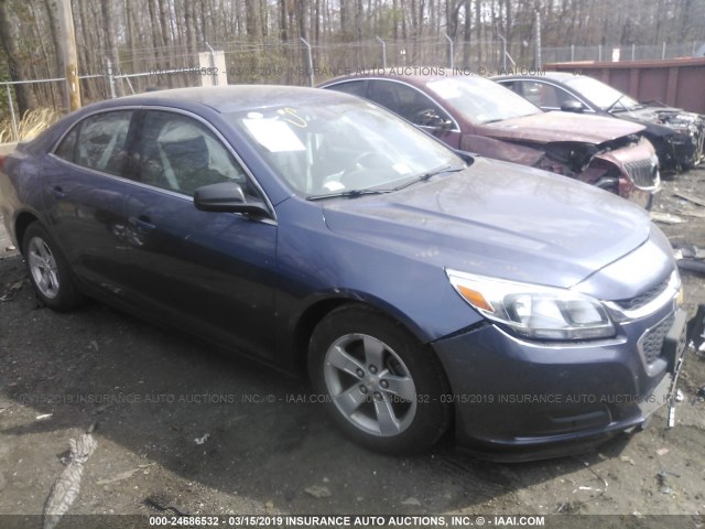 1G11A5SL6FF267566 - 2015 CHEVROLET MALIBU LS BLUE photo 1
