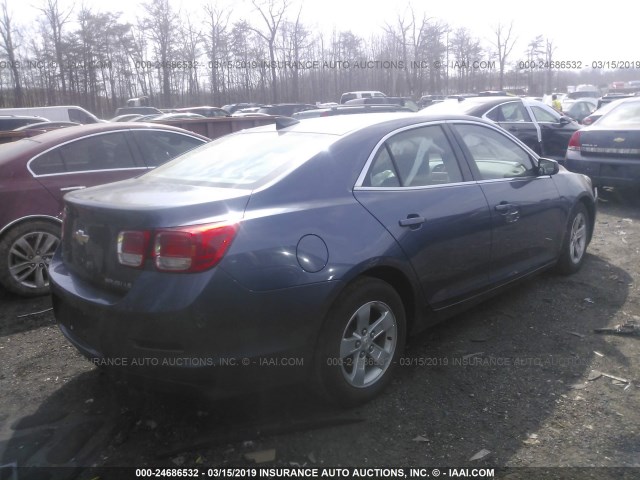 1G11A5SL6FF267566 - 2015 CHEVROLET MALIBU LS BLUE photo 4