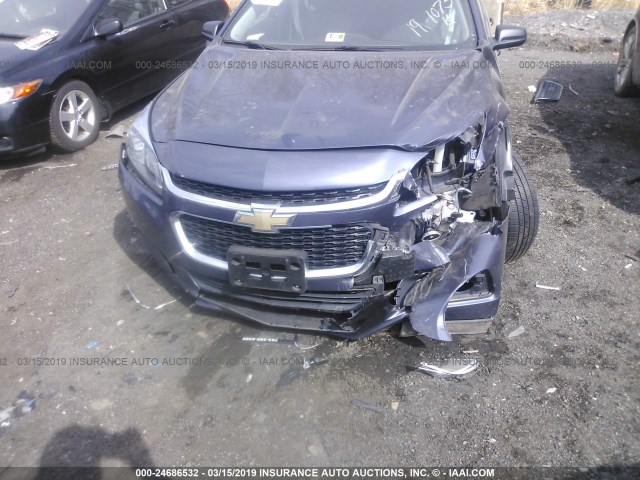 1G11A5SL6FF267566 - 2015 CHEVROLET MALIBU LS BLUE photo 6