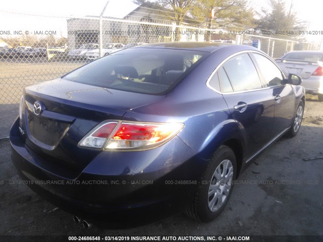 1YVHP81A695M32199 - 2009 MAZDA 6 I BLUE photo 4