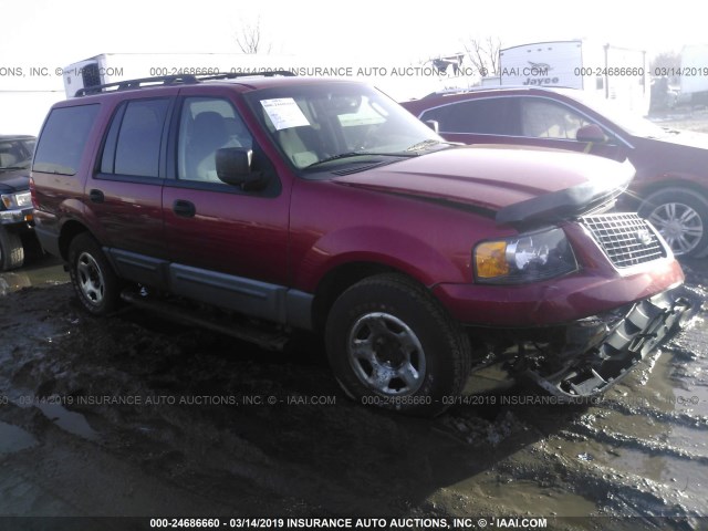 1FMFU16525LA20257 - 2005 FORD EXPEDITION XLT RED photo 1