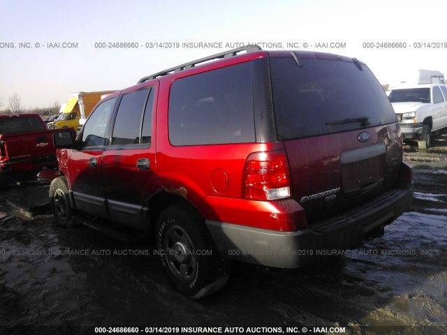1FMFU16525LA20257 - 2005 FORD EXPEDITION XLT RED photo 3