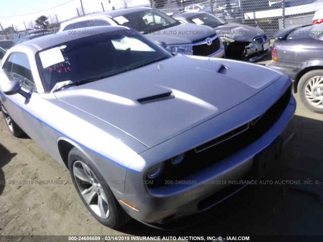 2C3CDZAG3GH240154 - 2016 DODGE CHALLENGER SXT GRAY photo 1