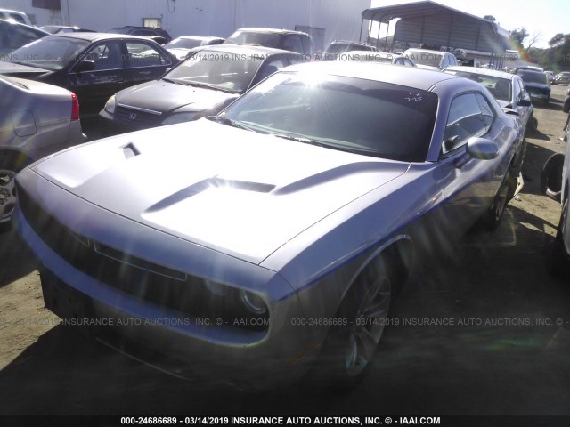 2C3CDZAG3GH240154 - 2016 DODGE CHALLENGER SXT GRAY photo 2