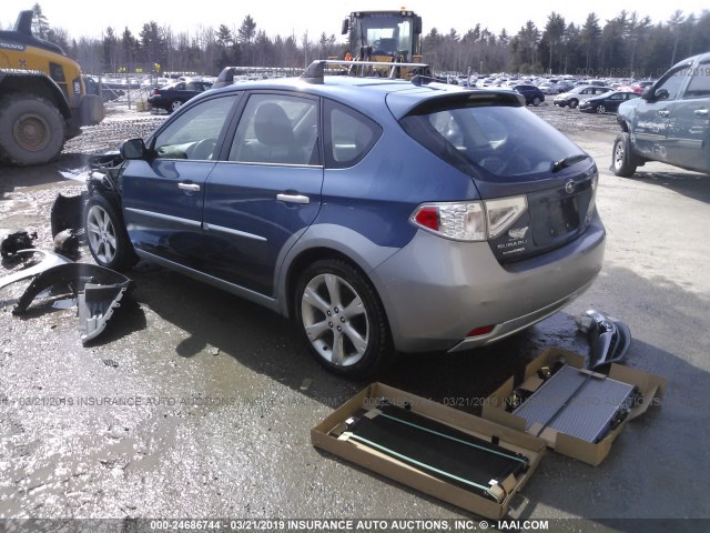 JF1GH6D69BH822086 - 2011 SUBARU IMPREZA OUTBACK SPORT BLUE photo 3