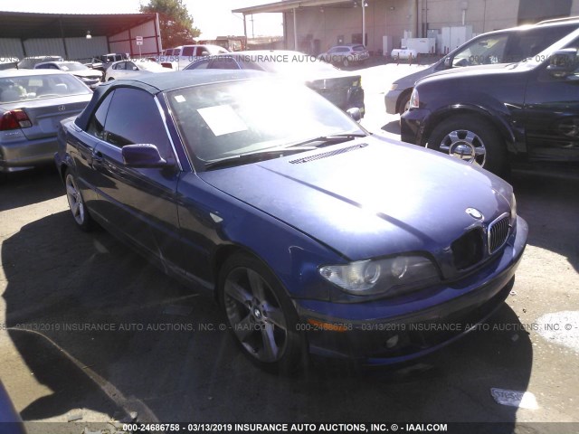 WBABW33494PL27384 - 2004 BMW 325 CI BLUE photo 1