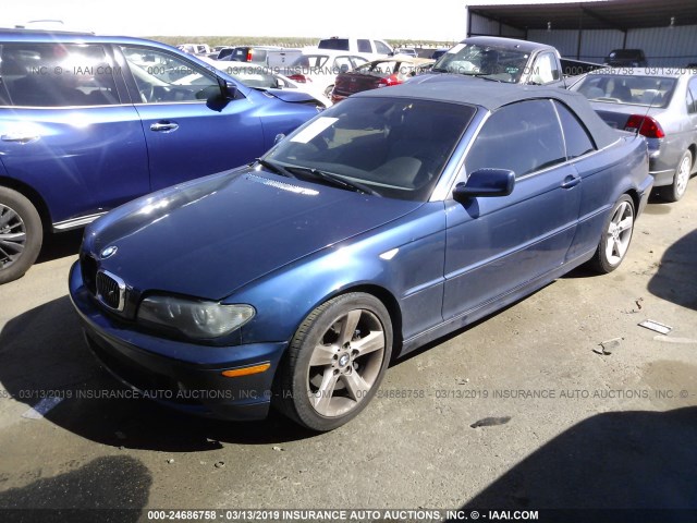 WBABW33494PL27384 - 2004 BMW 325 CI BLUE photo 2