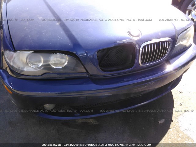 WBABW33494PL27384 - 2004 BMW 325 CI BLUE photo 6