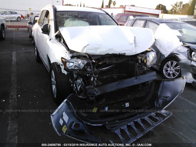 1C4NJDBBXGD639630 - 2016 JEEP COMPASS SPORT WHITE photo 6