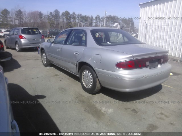 2G4WY55J111126743 - 2001 BUICK CENTURY LIMITED SILVER photo 3