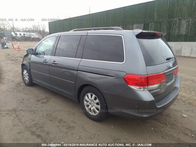 5FNRL3H73AB077000 - 2010 HONDA ODYSSEY EXL GRAY photo 3