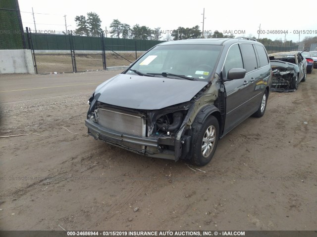 5FNRL3H73AB077000 - 2010 HONDA ODYSSEY EXL GRAY photo 6