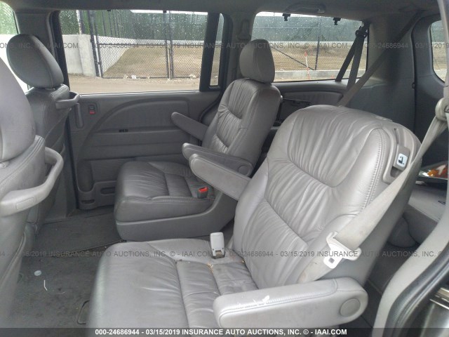 5FNRL3H73AB077000 - 2010 HONDA ODYSSEY EXL GRAY photo 8