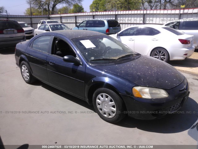 1C3EL46T83N505527 - 2003 CHRYSLER SEBRING LX BLUE photo 1