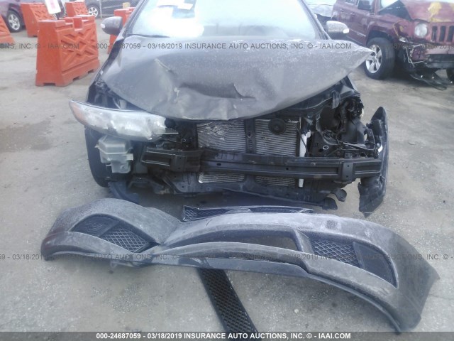 KNAFU4A22A5855175 - 2010 KIA FORTE EX BROWN photo 6