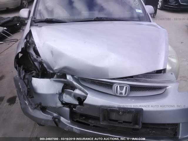 JHMGD384X7S029465 - 2007 HONDA FIT SILVER photo 6